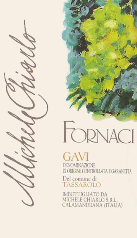 Michele Chiarlo Gavi Fornaci di Tassarolo 2012 Front Label