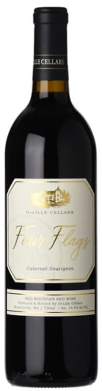 DeLille Four Flags Cabernet Sauvignon 2016 Front Bottle Shot