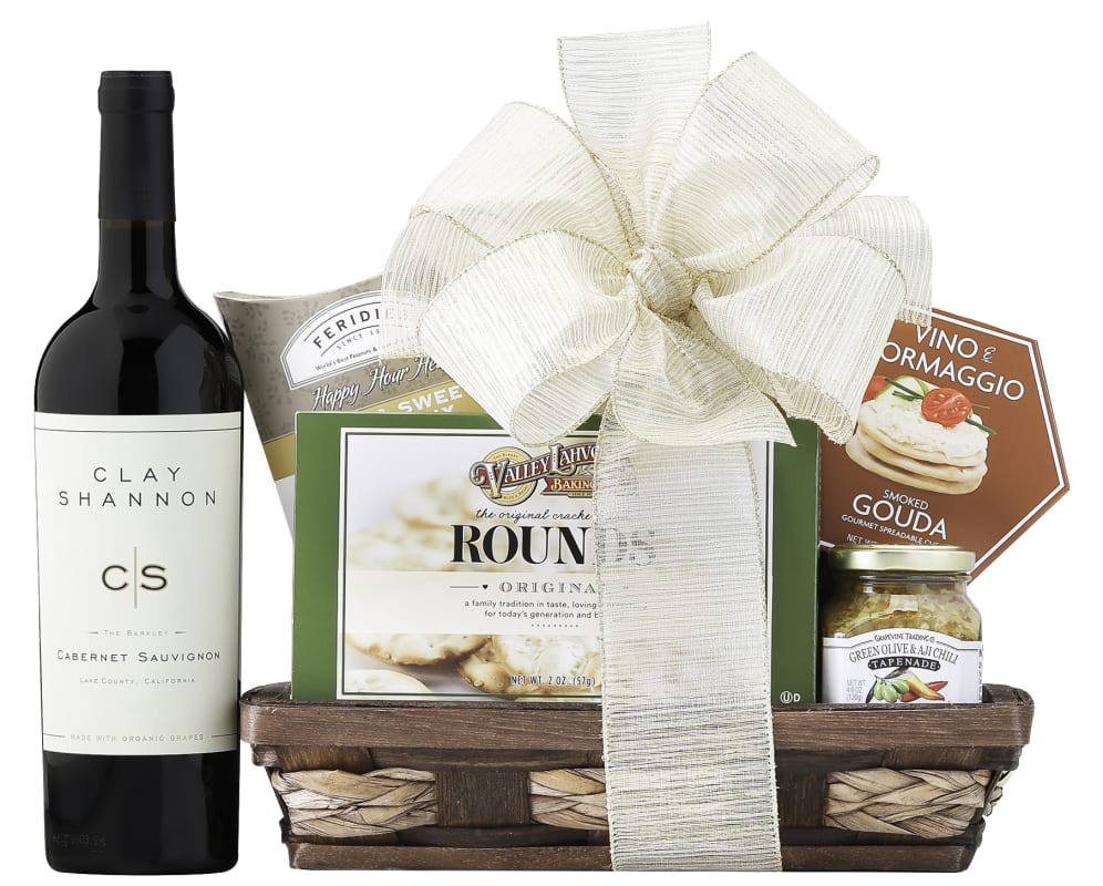 Cabernet Sauvignon & Savory Snacks Gift Basket Gift Product Image