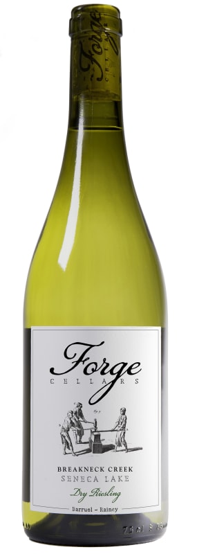 Forge Cellars Breakneck Creek Vineyard Dry Riesling 2023 Front Bottle Shot