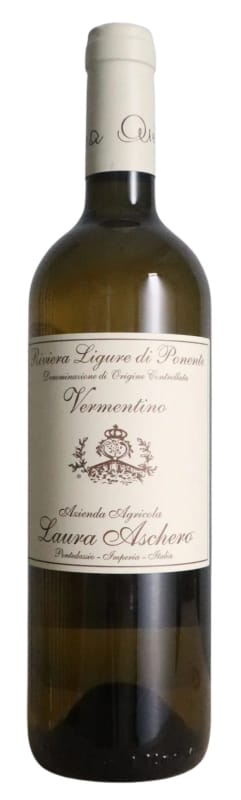 Laura Aschero Riviera Ligure di Ponente Vermentino 2023 Front Bottle Shot