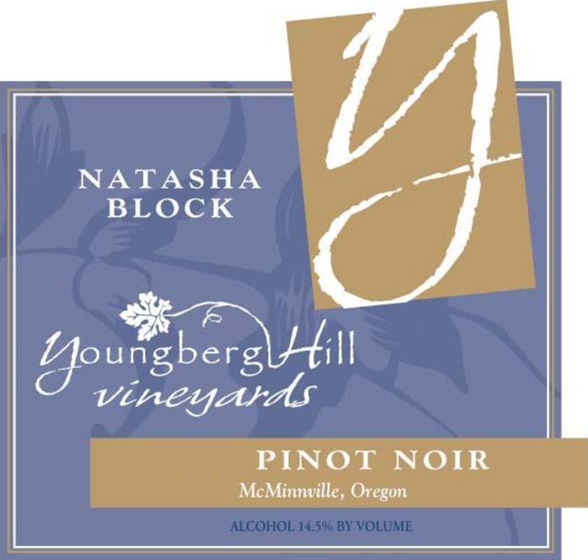 Youngberg Hill Vineyards Natasha Pinot Noir 2008 Front Label