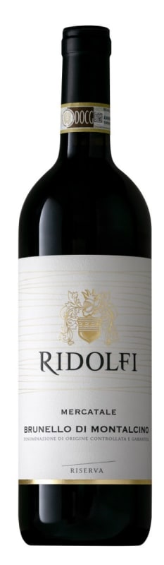 Agricola Ridolfi Mercatale Brunello di Montalcino Riserva 2016 Front Bottle Shot