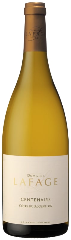 Domaine Lafage Cuvee Centenaire Blanc 2016 Front Bottle Shot