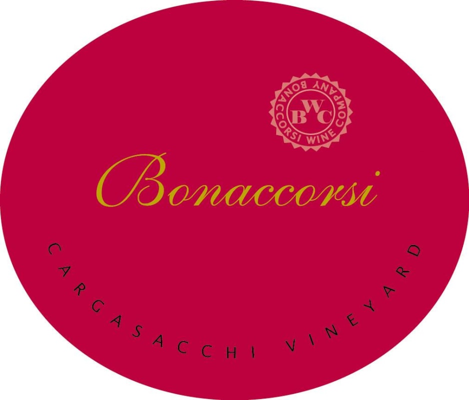 Bonaccorsi Cargasacchi Vineyard Pinot Noir 2007 Front Label