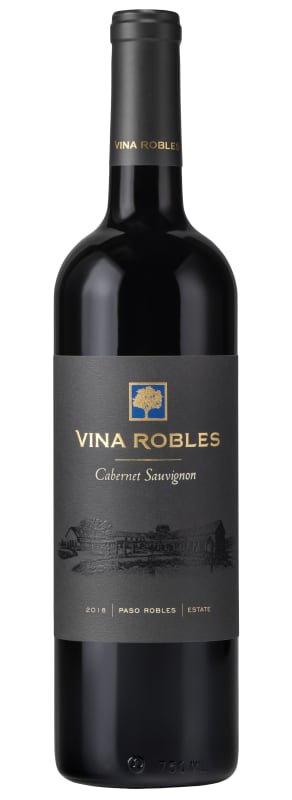 Vina Robles Estate Cabernet Sauvignon 2018 Front Bottle Shot