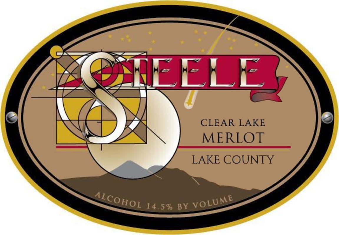 Steele Clear Lake Merlot 2012 Front Label