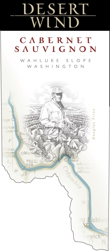 Desert Wind Cabernet Sauvignon 2014 Front Label
