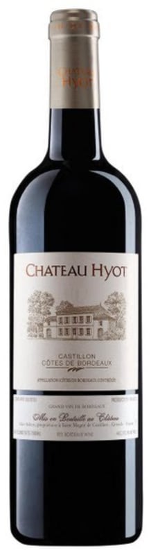 Chateau Hyot 2015 Front Bottle Shot