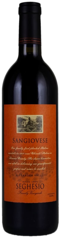 Seghesio Sangiovese 2013 Front Bottle Shot