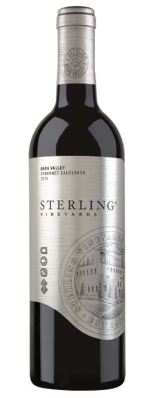 Sterling Napa Cabernet Sauvignon 2016 Front Bottle Shot