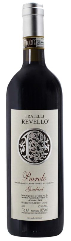 Fratelli Revello Barolo Giachini 2019 Front Bottle Shot