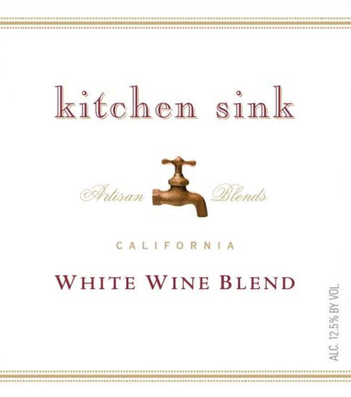 Kitchen Sink White 2015 Front Label