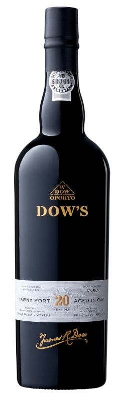 Dow's 20 Year Old Tawny Port Front Bottle Shot
