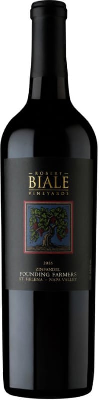 Robert Biale Vineyards Founding Farmers Zinfandel 2016 Front Bottle Shot