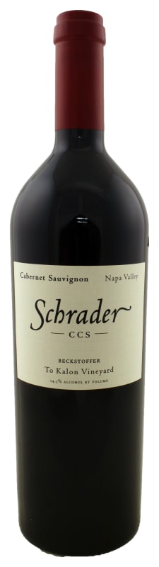 Schrader CCS Beckstoffer To Kalon Cabernet Sauvignon 2017 Front Bottle Shot