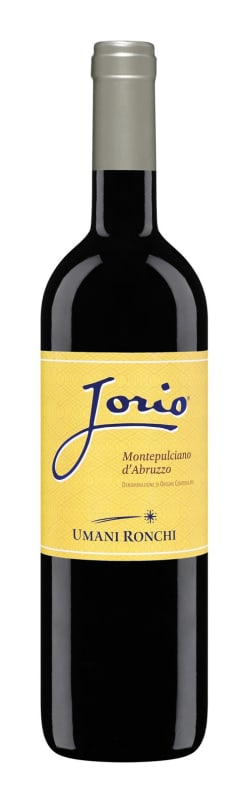 Umani Ronchi Jorio Montepulciano d'Abruzzo 2017 Front Bottle Shot