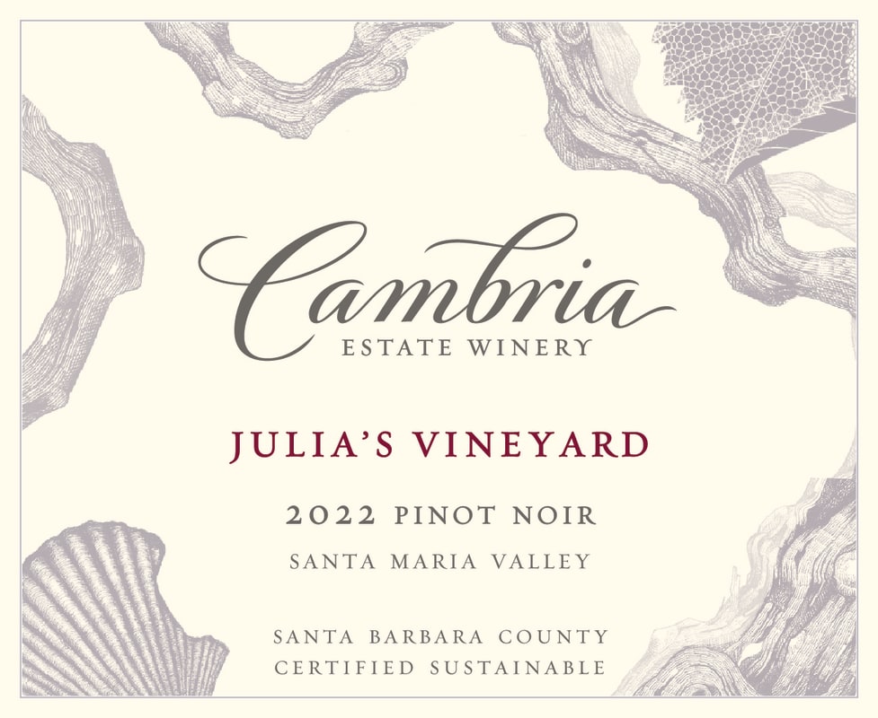 Cambria Julia's Vineyard Pinot Noir (375ML half-bottle) 2022 Front Label
