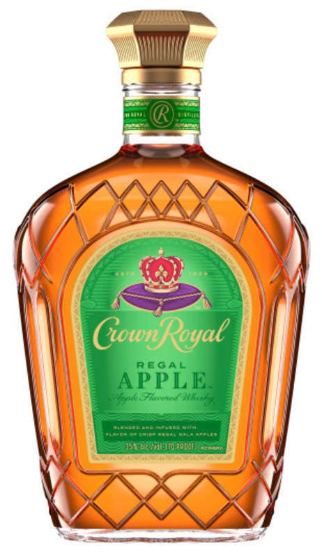 Crown Royal Regal Apple Canadian Whisky Front Bottle Shot