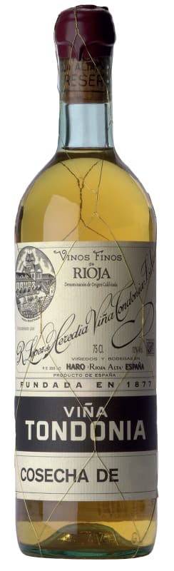R. Lopez de Heredia Rioja Vina Tondonia Gran Reserva Blanco 1981 Front Bottle Shot