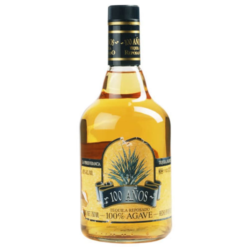 Sauza 100 Anos Reposado Tequila Front Bottle Shot