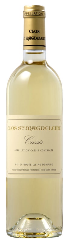Clos Sainte Magdeleine Cassis Blanc 2021 Front Bottle Shot