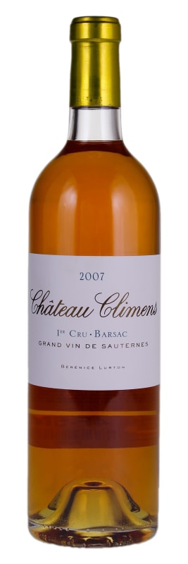 Chateau Climens 2007 Front Bottle Shot