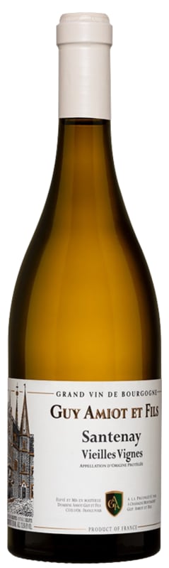 Guy Amiot Santenay Blanc Vieilles Vignes 2020 Front Bottle Shot