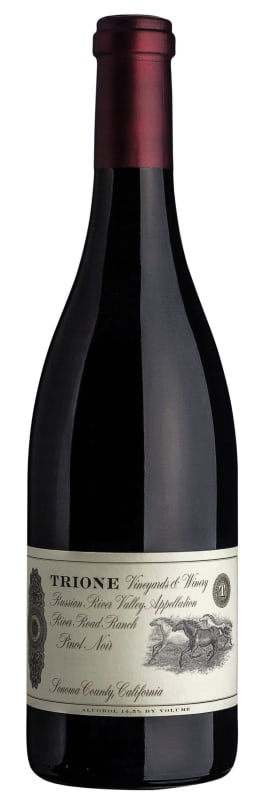 Trione River Road Ranch Pinot Noir 2017 Front Bottle Shot