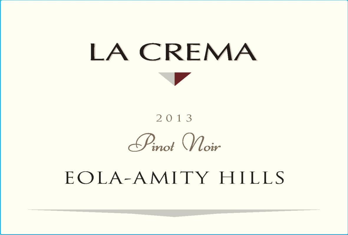 La Crema Eola-Amity Hills Pinot Noir 2013 Front Label