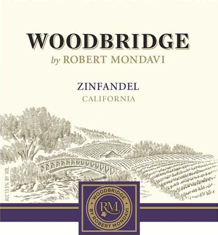 Woodbridge Zinfandel 2016 Front Label