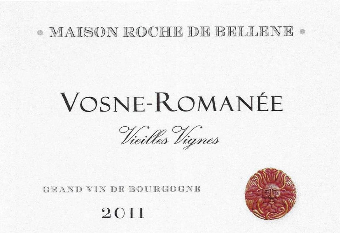 Maison Roche de Bellene Vosne Romanee Vieilles Vignes 2011 Front Label