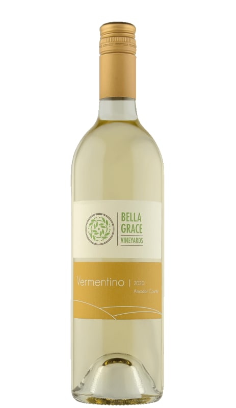 BellaGrace Vineyards Estate Vermentino 2020 Front Bottle Shot