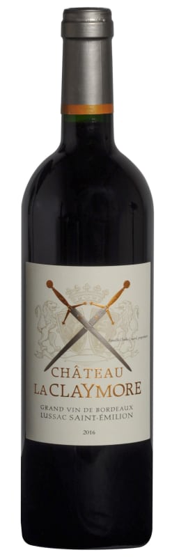 Chateau La Claymore Lussac St.-Emilion 2016 Front Bottle Shot