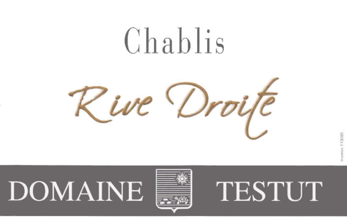 Domaine Testut Chablis Droite 2016 Front Label