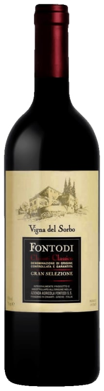 Fontodi Chianti Classico Gran Selezione Vigna del Sorbo 2020 Front Bottle Shot
