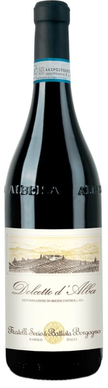 Serio & Battista Borgogno Dolcetto d'Alba 2020 Front Bottle Shot