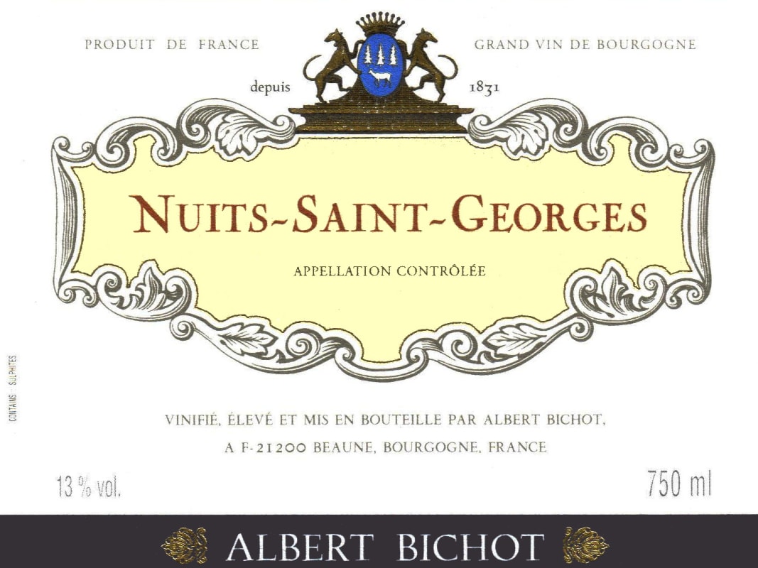 Albert Bichot Nuits-Saint-Georges Rouge 2012 Front Label