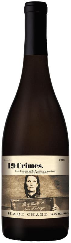 19 Crimes Hard Chard 2016 Front Bottle Shot