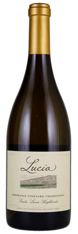 Lucia Vineyards Soberanes Vineyard Chardonnay 2018 Front Bottle Shot