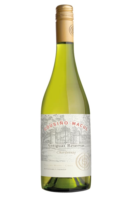 Cousino Macul Antiguas Reservas Chardonnay 2023 Front Bottle Shot