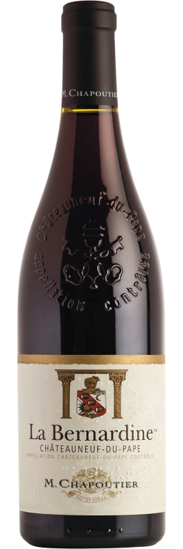 M. Chapoutier Chateauneuf-du-Pape La Bernardine 2022 Front Bottle Shot
