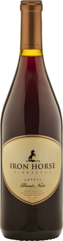 Iron Horse Estate Pinot Noir 2014 Front Bottle Shot