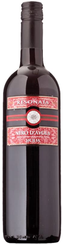 Resonata Nero d'Avola 2019 Front Bottle Shot