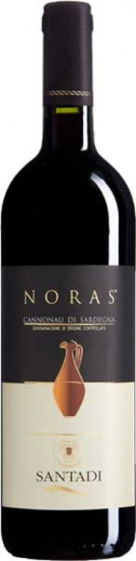Santadi Cannonau di Sardegna Noras 2018 Front Bottle Shot