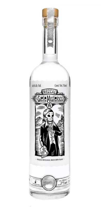 Los Siete Misterios Doba-La Mezcal Front Bottle Shot