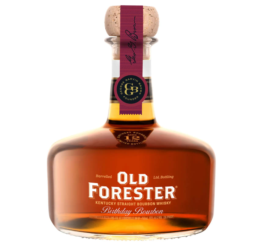 Old Forester Birthday Bourbon Whiskey 2024 Front Bottle Shot