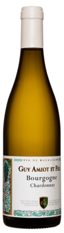 Guy Amiot Bourgogne Blanc Cuvee Flavie 2022 Front Bottle Shot