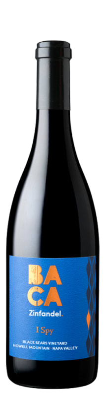 BACA I Spy Black Sears Vineyard Zinfandel 2019 Front Bottle Shot