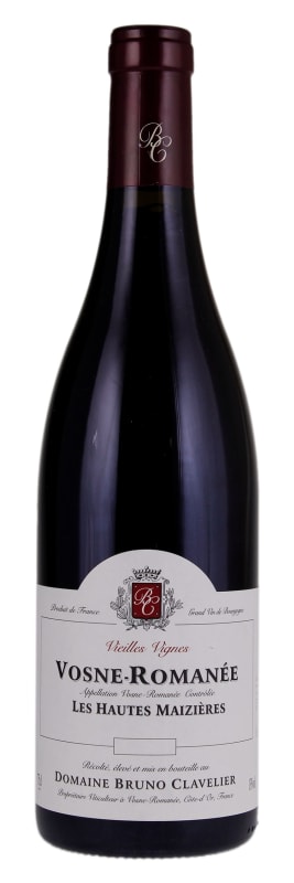 Domaine Bruno Clavelier Vosne-Romanee Les Hautes Maizieres Vieilles Vignes 2018 Front Bottle Shot